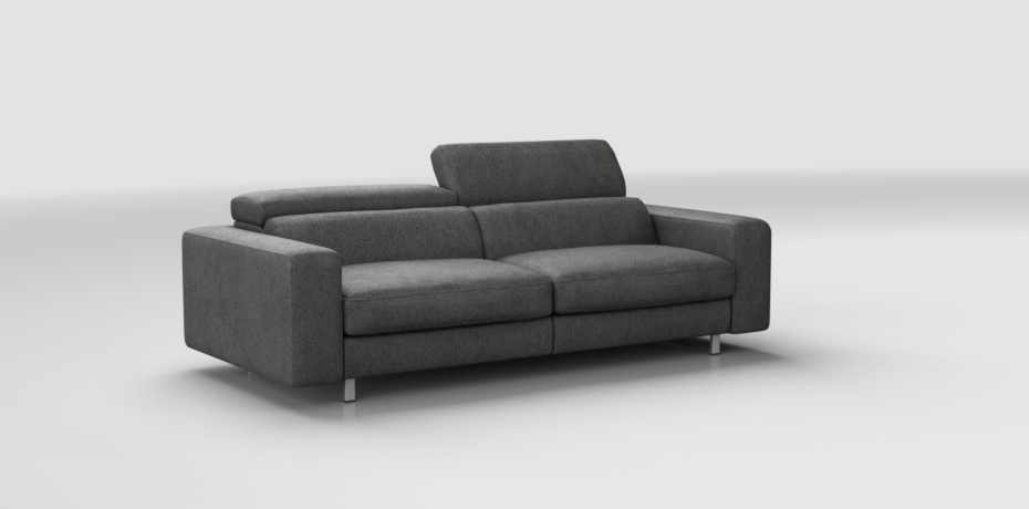 Gazzano - 4 seater sofa bed Metal leg